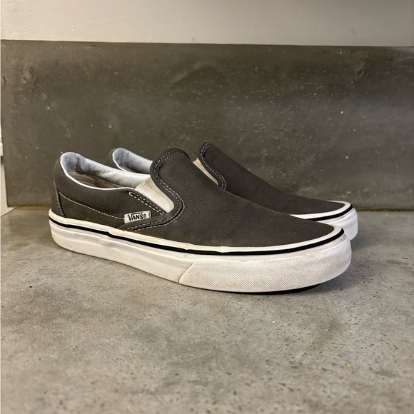 Van’s Dark Grey Skate Slip On Shoe Size M6 / W7.5 Skateboarding Shoes - Picture 3 of 12